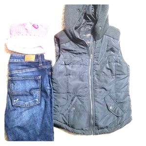 Gray Aeropostale Vest